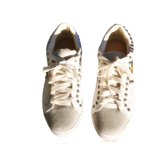 Zara Studded Sneakers with Leopard Print - Picture 13 of 13